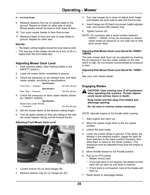 John Deere 1600 Wide Area Turbo Mowers (North America) (400001-) Operator’s Manual (OMTCU40056E) Workshop Guide