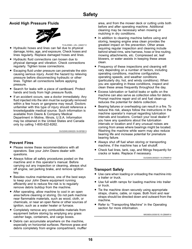 John Deere 1550, 1570, 1575, 1580 & 1585 SeriesTerrainCut Front MowersExport Edition (020001- ) Operator’s Manual (OMTCU40059) Workshop Guide