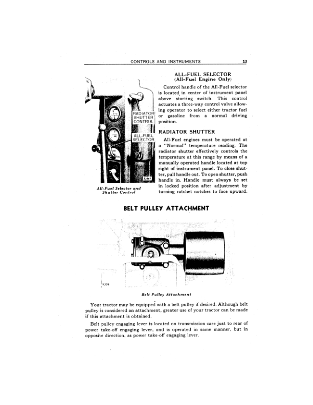 John Deere Model M Tractor Operator’s Manual (OMTM31051) Workshop Guide