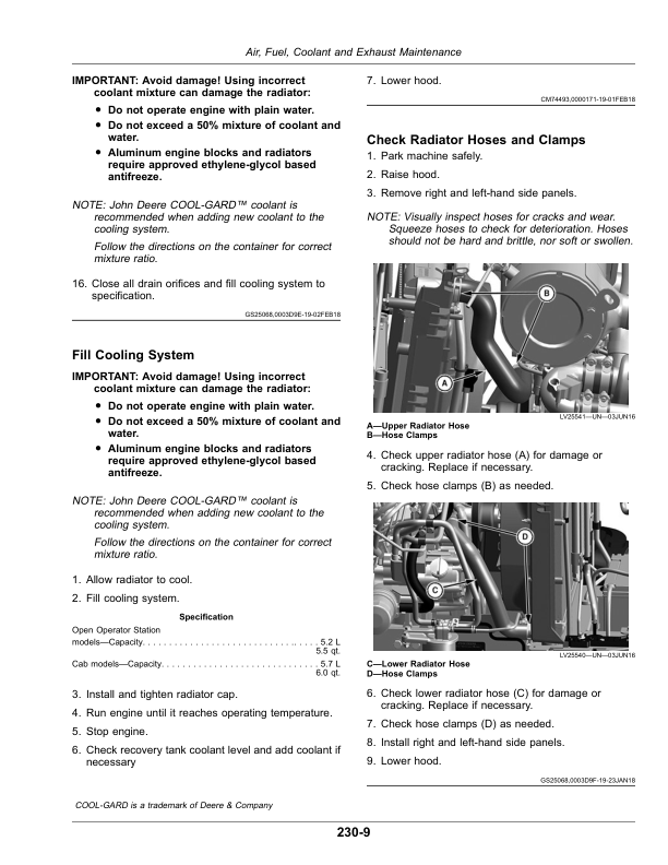 John Deere 2032R, 2038R Compact Utility Tractors Open Station (KL300001-), Cab (KL600001-) (Export) Operator’s Manual (OMTR111932) Workshop Guide