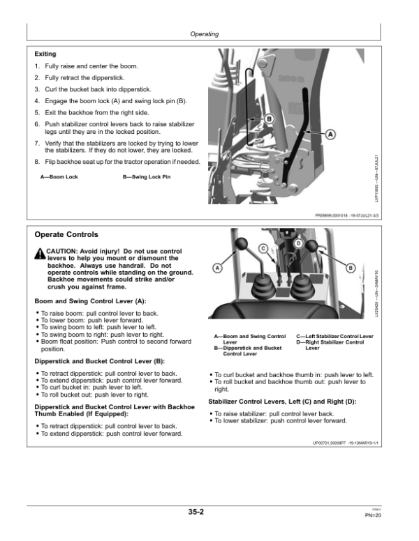 John Deere 260B Backhoe (North American) Operator’s Manual (OMTR125180) Workshop Guide