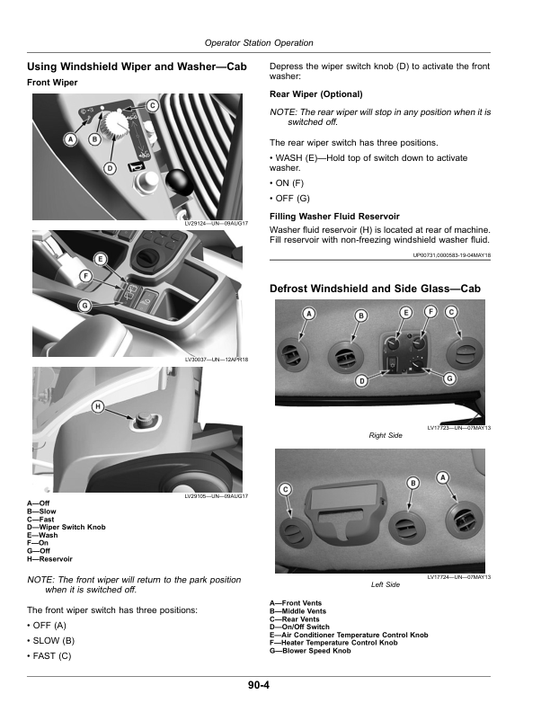 John Deere 4052M, 4052R, 4066M, 4066R Tractors (PR000001-) (European Edition) Operator’s Manual (OMTR130412) Workshop Guide