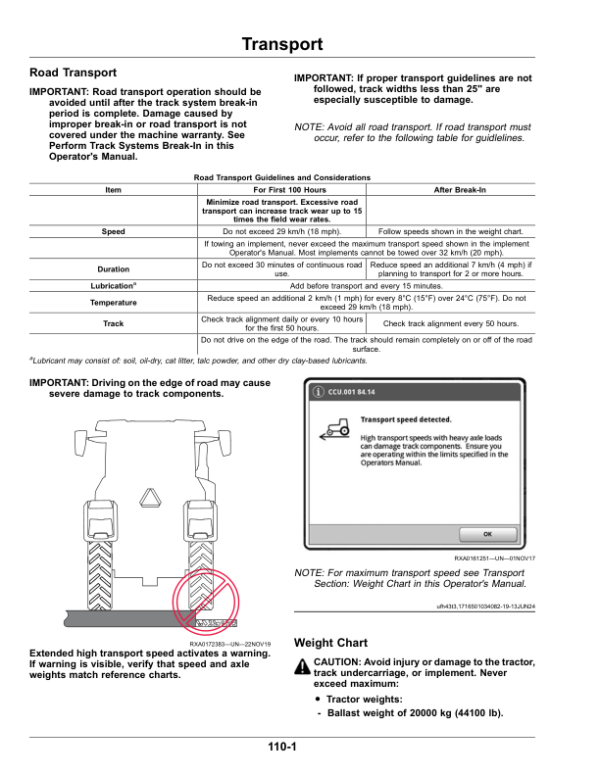 John Deere 8RX Tractors (Serial No. 810001-) European Edition Operator’s Manual (OMTR137885) Workshop Guide