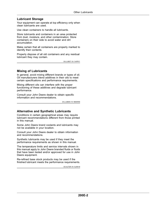 John Deere 9RX Tractors (Serial No. 828001-) European Edition Operator’s Manual (OMTR138012) Workshop Guide
