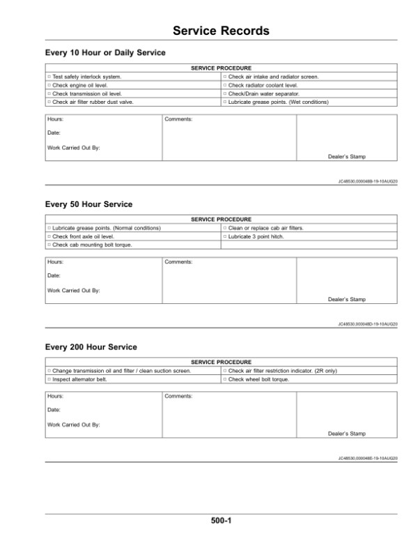 John Deere 1023E, 1025R Compact Utility Tractors (RS000001- (MY2025-) (Export) Operator’s Manual (OMTR139954) Workshop Guide