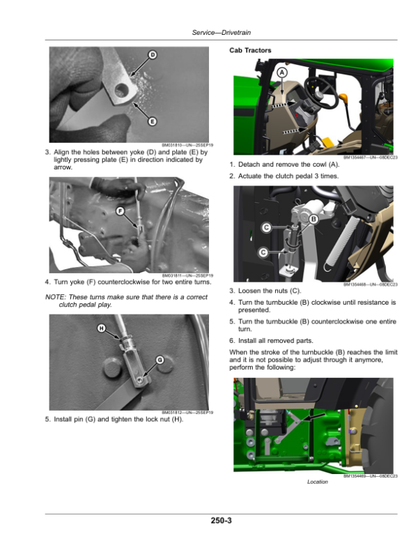 John Deere 5060EN, 5080EN Tractors (200000—) Operator’s Manual (OMTR140297) Workshop Guide