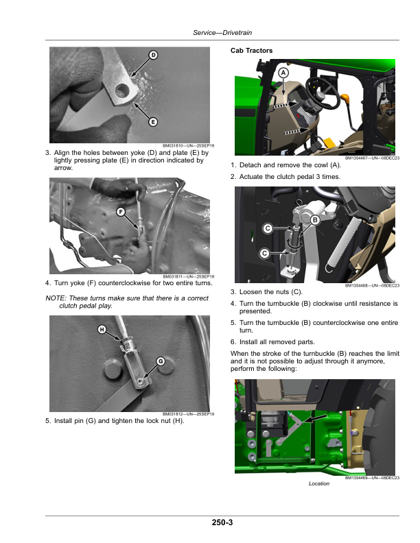John Deere 5060EN, 5080EN Tractors (200000—) Operator’s Manual (OMTR140297) Workshop Guide