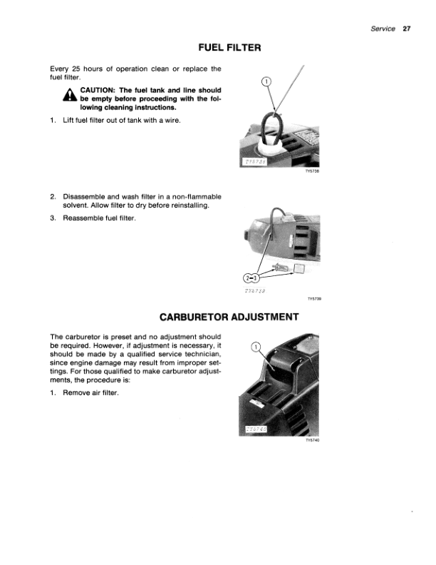 John Deere 82G (017660-) & 83G (008387-) Gasline Trimmer/Edgers (Subs with OMM122063) Operator’s Manual (OMTY20558) Workshop Guide