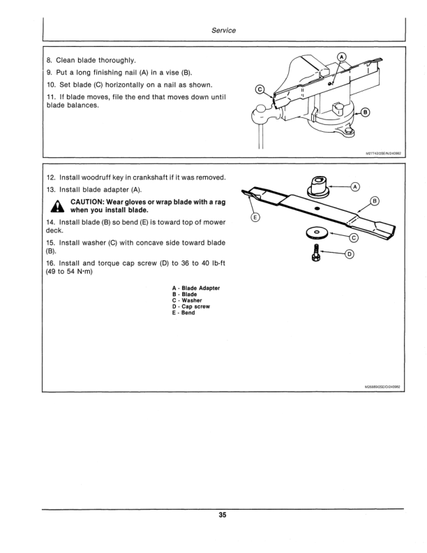 John Deere 21-Inch Walk-Behind Rotary Mower (250001-) Operator’s Manual (OMTY20588) Workshop Guide