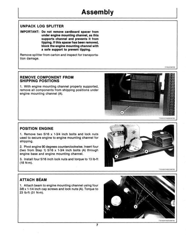 John Deere 52 Log Splitter Operator’s Manual (OMTY20591) Workshop Guide
