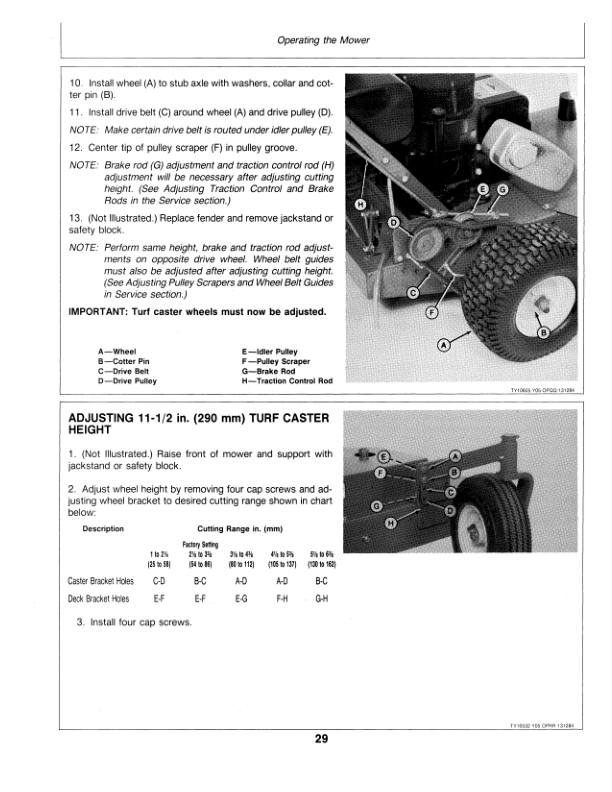 John Deere 32-, 36-In. Commercial Walk-Behind Mowers Operator’s Manual (OMTY20720) Workshop Guide