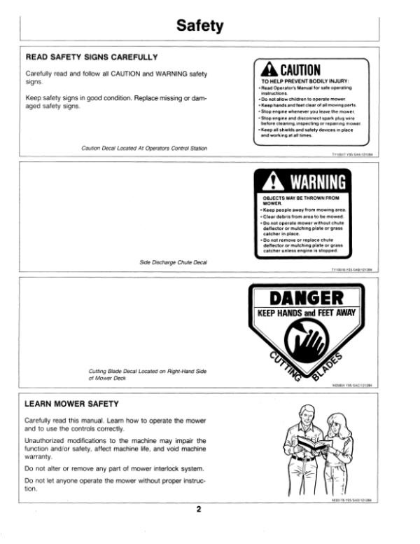 John Deere 32-, 36-Inch Commercial Rotary Mower Operator’s Manual (OMTY20779) Workshop Guide