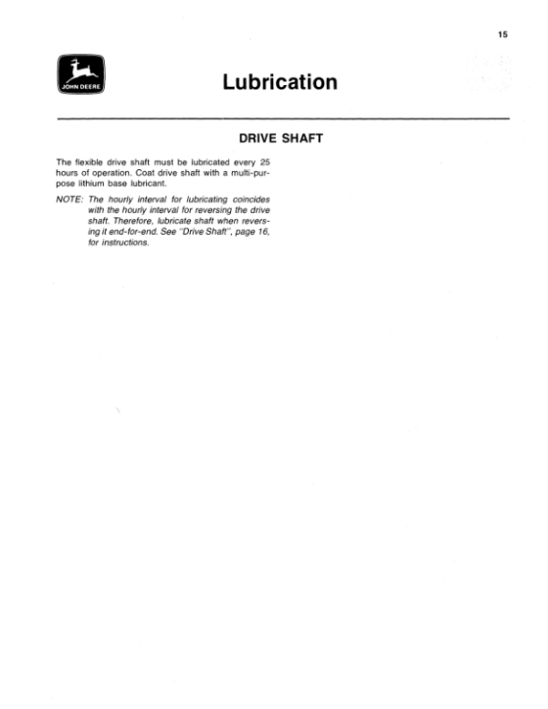 John Deere 80G Gas Trimmer/edger (Subs with OMM122063) Operator’s Manual (OMTY3906) Workshop Guide
