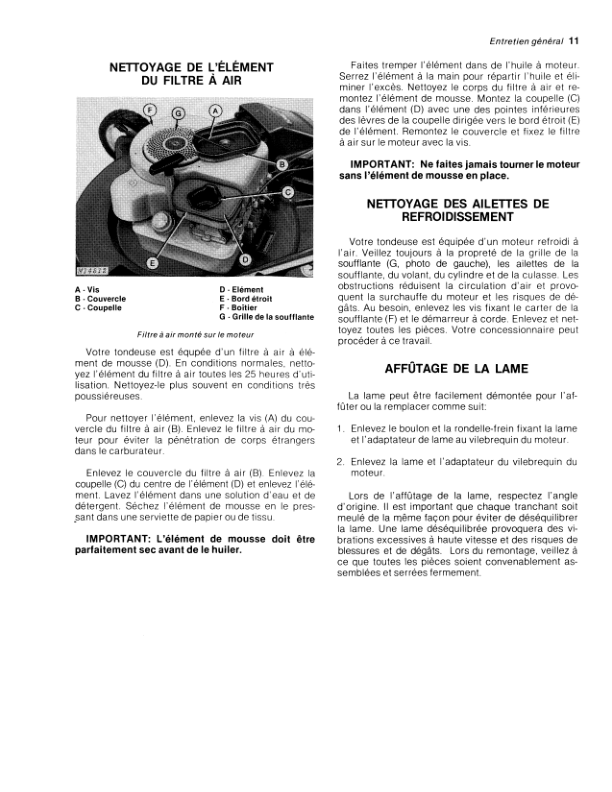 John Deere 20CA, 20CB, 20CS Walk-Behind Rotary Mower Operator’s Manual (OMTY3909) Workshop Guide
