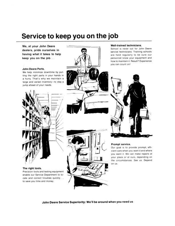 John Deere 34 & 35 Rear Blades Operator’s Manual (OMTY3995) Workshop Guide