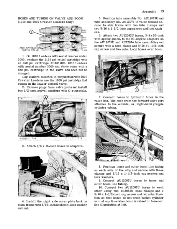 John Deere 7702 Attachments Operator’s Manuals (OMU40535) Workshop Guide