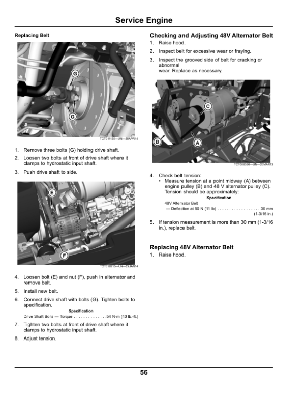 John Deere 7500A & 8000A E-Cut Hybrid Fairway Mowers (040001-050000) Operator’s Manual (OMUC10908) Workshop Guide
