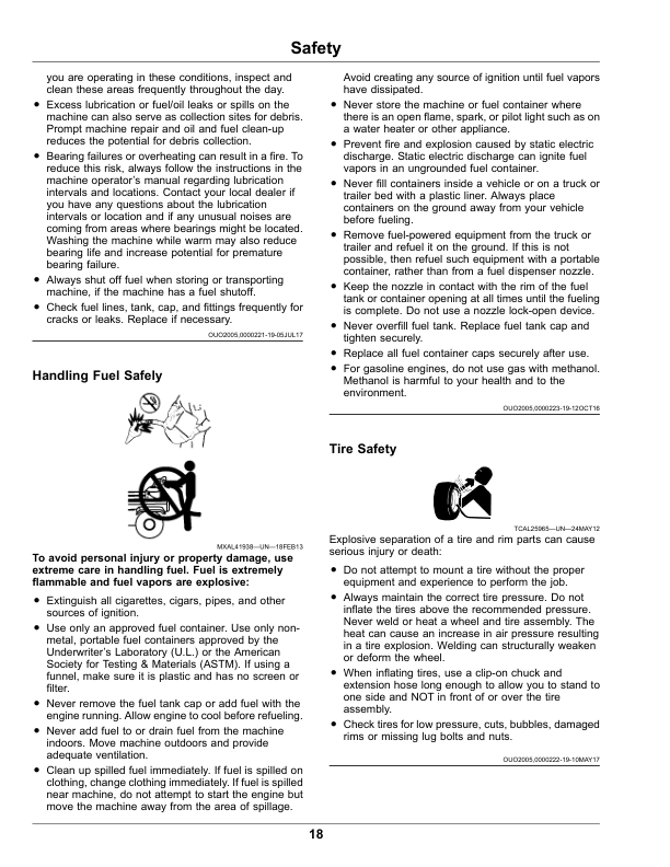 John Deere S240 Riding Lawn Tractor (825001-850000) Operator’s Manual (OMUC12251) Workshop Guide