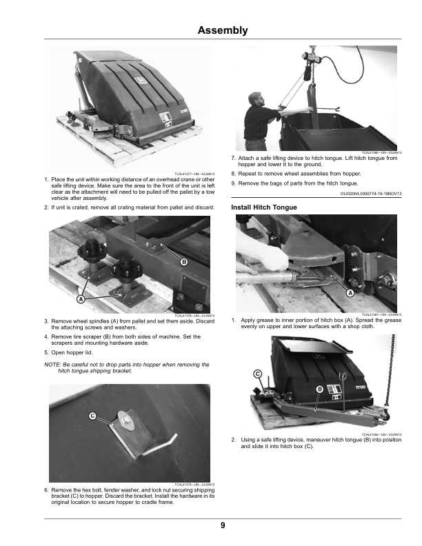 John Deere TC125 Turf Collection System Operator’s Manual (OMUC15496) Workshop Guide