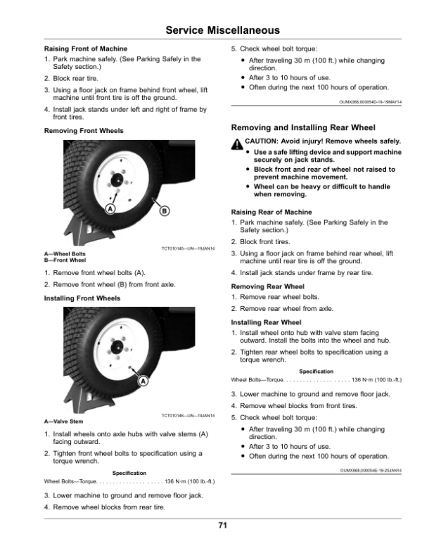John Deere 7400A TerrainCut Trim & Surrounds Mower Operator’s Manual (OMUC15602) Workshop Guide