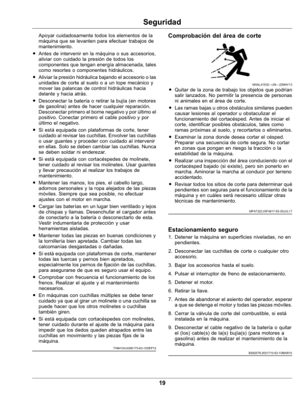 John Deere 7500A, 7700A, 8700A, 8900A PrecisionCut Fairway Mowers, 8800A TerrainCut Rough Mower (North American) Operator’s Manual (OMUC15677) Workshop Guide