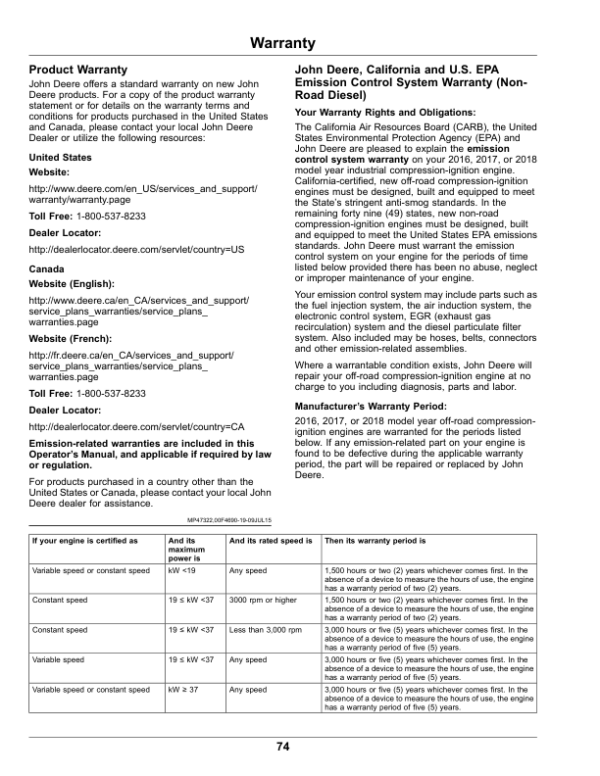 John Deere M-Gator A1 Utility Vehicle Operator’s Manual (OMUC16259) Workshop Guide