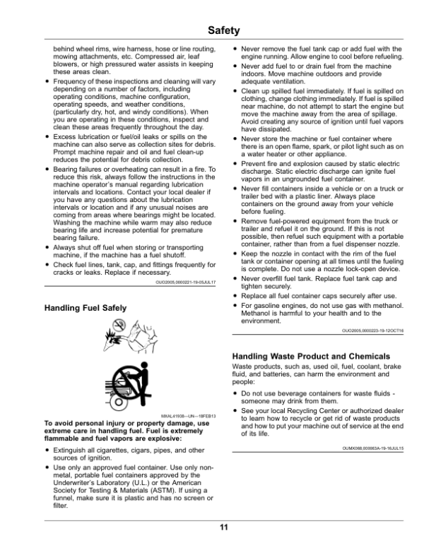 John Deere 180 E-Cut, 220 E-Cut Hybrid Walk Greens Mower Operator’s Manual (OMUC17259) Workshop Guide