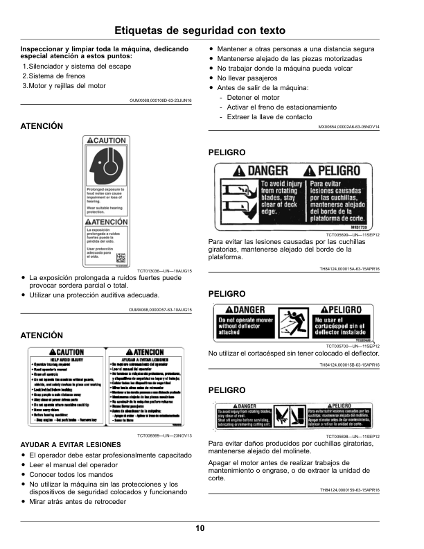 John Deere 7500A, 7700A, 8700A, 8900A PrecisionCut Fairway Mowers, 8800A TerrainCut Rough Mower (North American) Operator’s Manual (OMUC19285) Workshop Guide