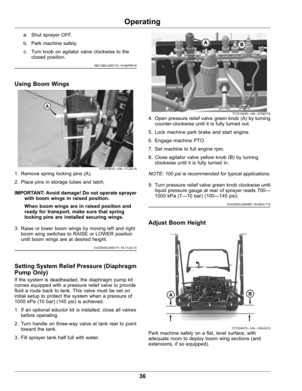 John Deere ProGator GPS PrecisionSprayer HD200/HD300 (North American) Operator’s Manual (OMUC19314) Workshop Guide
