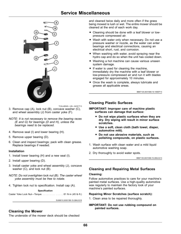 John Deere 636M, 648M, 652M QuikTrak Mowers (North America) (070001-) Operator’s Manual (OMUC19914E) Workshop Guide