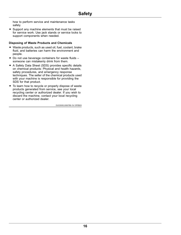 John Deere S220, S240 Riding Lawn Tractor Operator’s Manual (OMUC22638) Workshop Guide