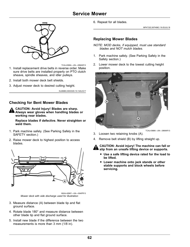 John Deere 648R, 652R, 652R EFI, 661R, 661R EFI QuikTrak Mowers (080001-) Operator’s Manual (OMUC23746E) Workshop Guide
