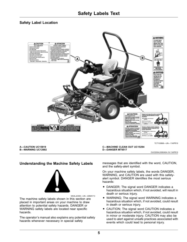 John Deere 2700 PrecisionCut, 2700 E-Cut Hybrid, 2750 PrecisionCut, 2750 E-Cut Hybrid Triplex Mower Operator’s Manual (OMUC24435) Workshop Guide