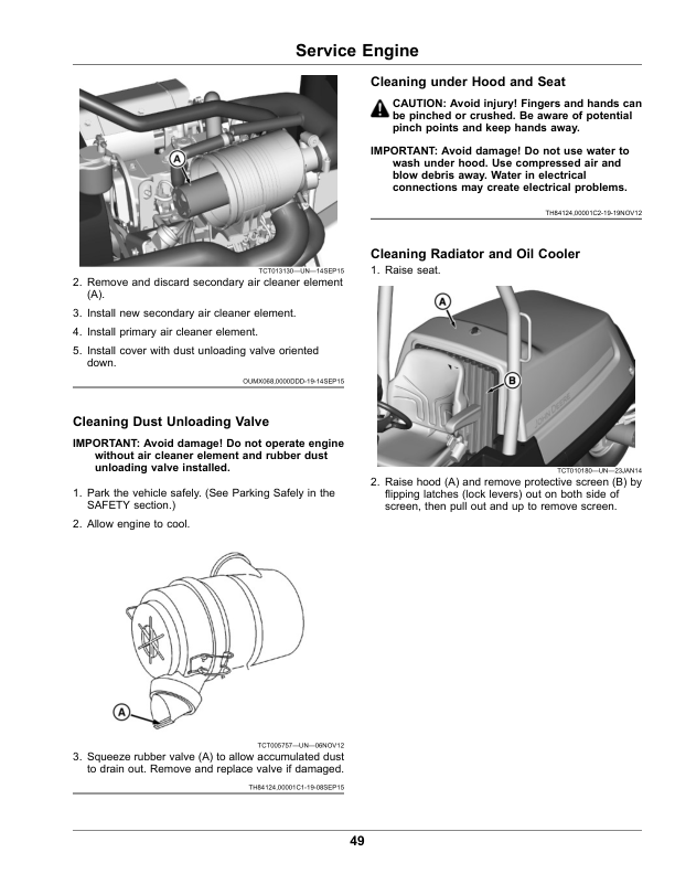 John Deere 7400A TerrainCut Trim, Surrounds Mower (Yanmar 3TNV84T Diesel Engine) (070001-) Operator’s Manual (OMUC25047) Workshop Guide