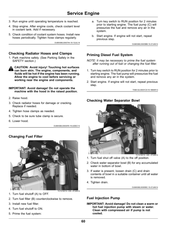 John Deere 6080A, 6500A, 6700A, PrecisionCut, 6080A, 6500A E-Cut Hybrid Fairway Mowers Operator’s Manual (OMUC26226) Workshop Guide