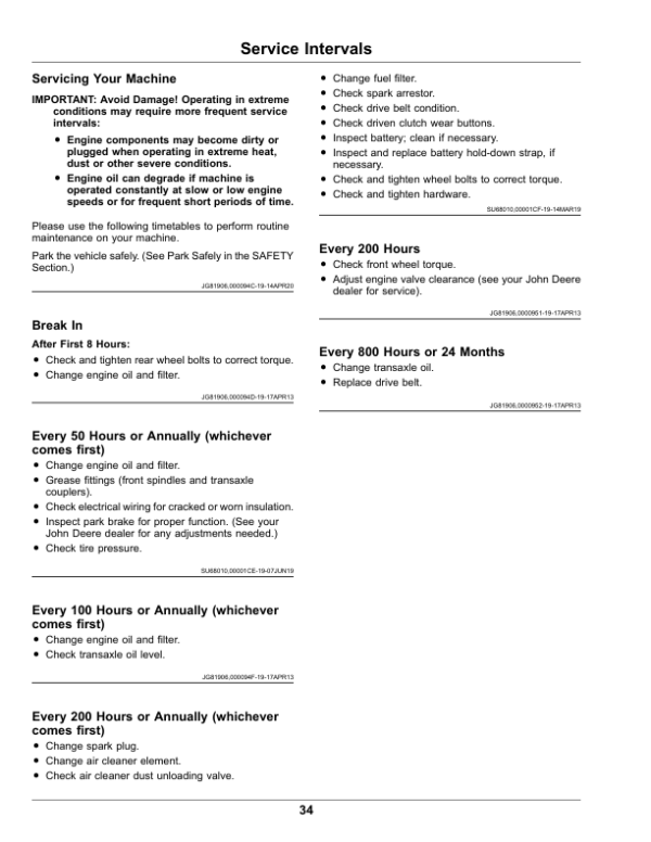 John Deere TS Gator Utility Vehicles (160001-) Operator’s Manual (OMUC26258) Workshop Guide