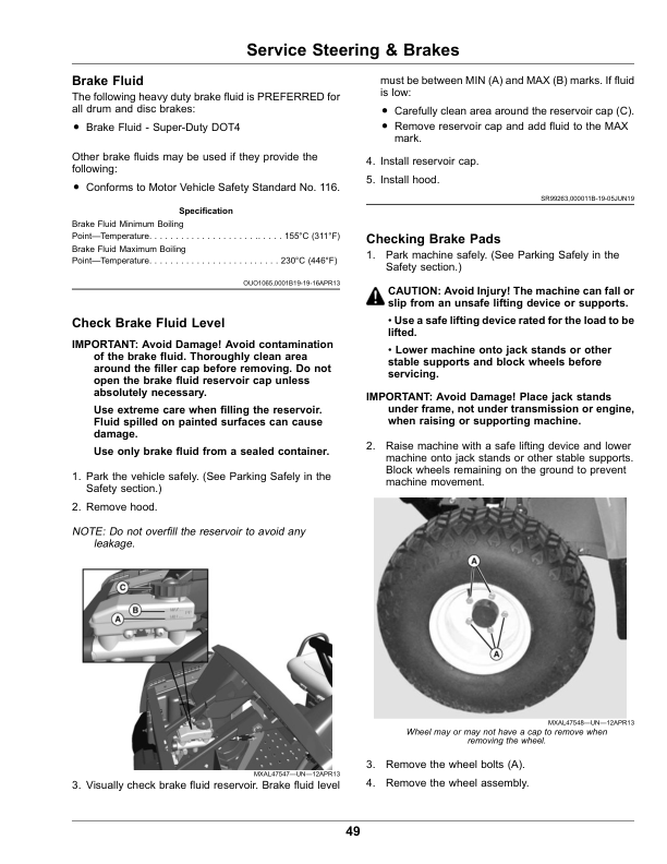 John Deere TX Turf Gator Utility Vehicles (160001-) Operator’s Manual (OMUC26260) Workshop Guide