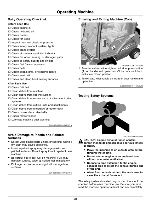 John Deere 1550, 1570, 1575, 1580, 1585 Series TerrainCut Front Mowers (070001-080000) Operator’s Manual (OMUC26995E) Workshop Guide