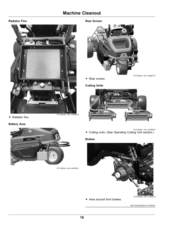 John Deere 2700 PrecisionCut, 2700 E-Cut Hybrid, 2750 PrecisionCut, 2750 E-Cut Hybrid Triplex Mower (020001-) Operator’s Manual (OMUC27540) Workshop Guide