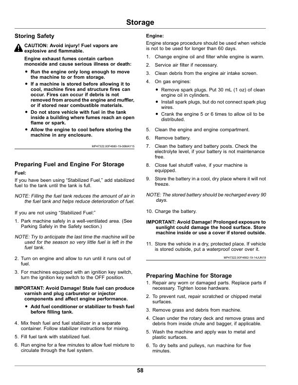John Deere W36R, W48R, W52R, W61R Commercial Walk Behind Mower (030001) Operator’s Manual (OMUC27973E) Workshop Guide