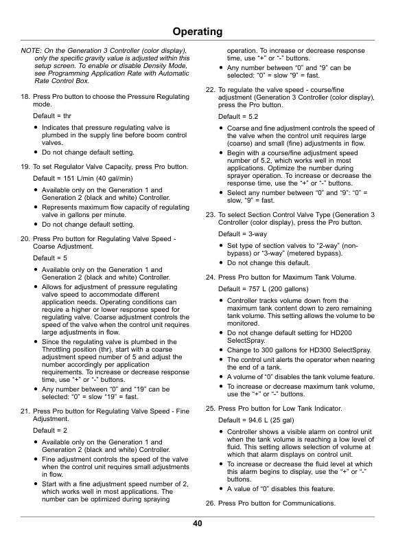 John Deere SelectSpray Attachment for ProGator HD200 (120001-), HD300 (100001-) (North America) Operator’s Manual (OMUC29295E) Workshop Guide