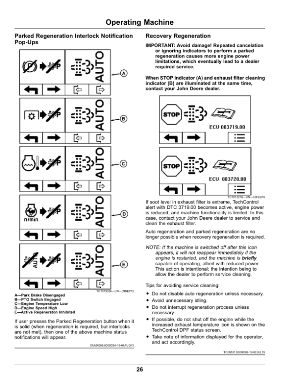 John Deere E-Cut Hybrid Fairway Mowers7500A, 8000A (090001-),(European Edition) Operator’s Manual (OMUC29377) Workshop Guide