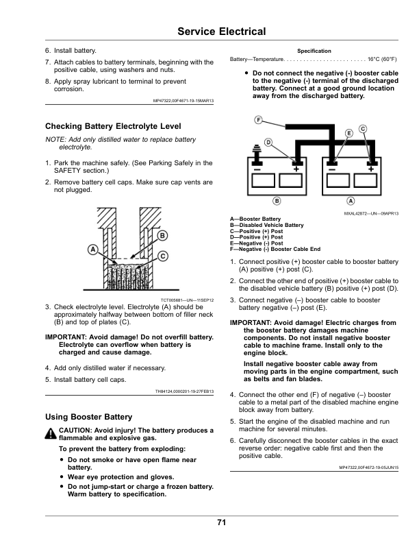 John Deere 7400A TerrainCut Trim, Surrounds Mower Serial Number 090001- (European Edition) Operator’s Manual (OMUC29414) Workshop Guide
