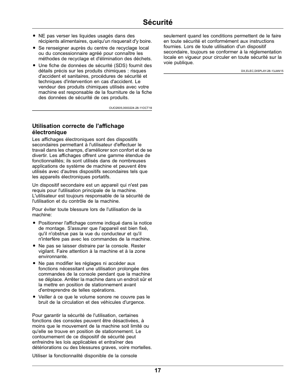 John Deere TH 6X4 Diesel Gator Utility Vehicles(Serial No. 170001-)(Export) (Export Edition) Operator’s Manual (OMUC29666) Workshop Guide
