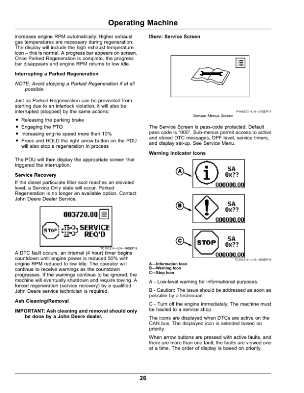 John Deere 1600 Series III Turbo Wide Area Mower (670001-) (Export) Operator’s Manual (OMUC30482) Workshop Guide