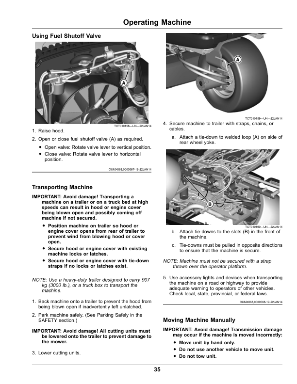 John Deere 7200A PrecisionCut Trim, Surrounds Mower (100001-) (North American) Operator’s Manual (OMUC31866E) Workshop Guide