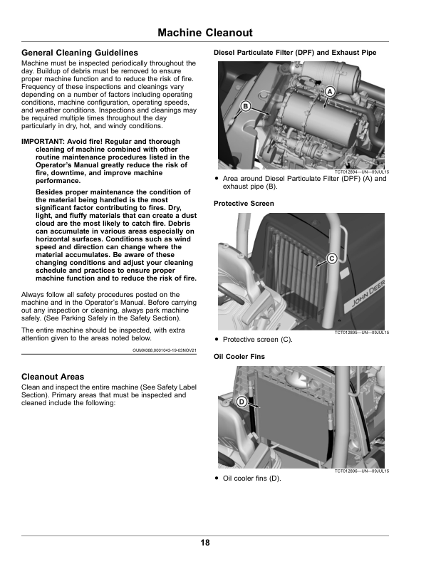 John Deere 9009A TerrainCut Rough Mower (080001-) (North American) Operator’s Manual (OMUC31868E) Workshop Guide