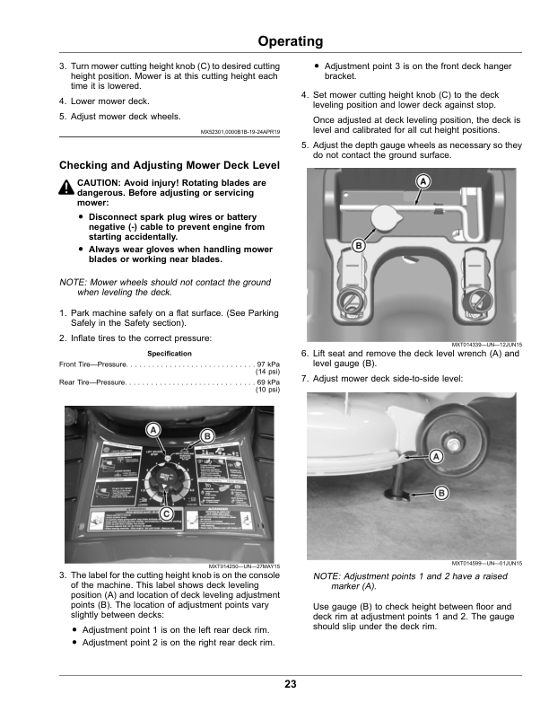 John Deere Select Series Tractor X350R (150001-) (North American) Operator’s Manual (OMUC32880) Workshop Guide