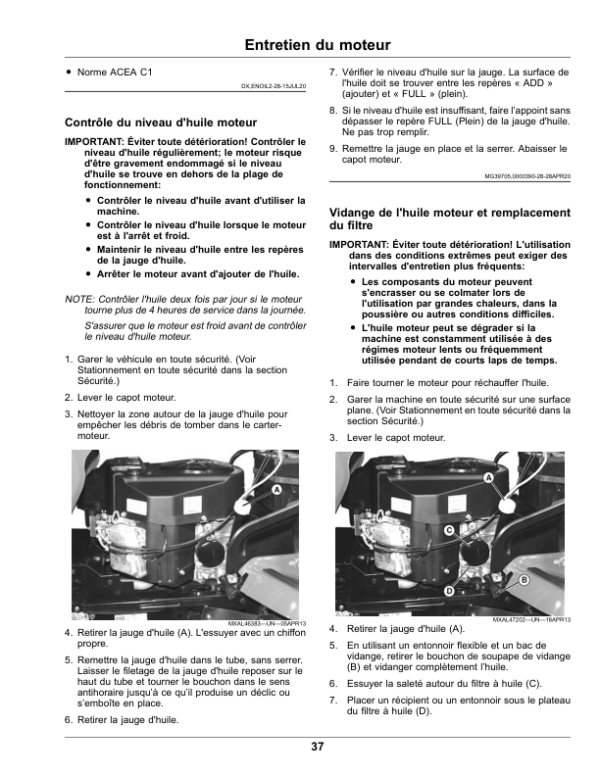 John Deere Select Series Tractor X350RSerial Number 150001- (Export Edition) Operator’s Manual (OMUC32883) Workshop Guide