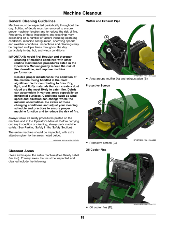 John Deere 7200A PrecisionCut Trim, Surrounds Mower (110001-) (North American) Operator’s Manual (OMUC33794E) Workshop Guide